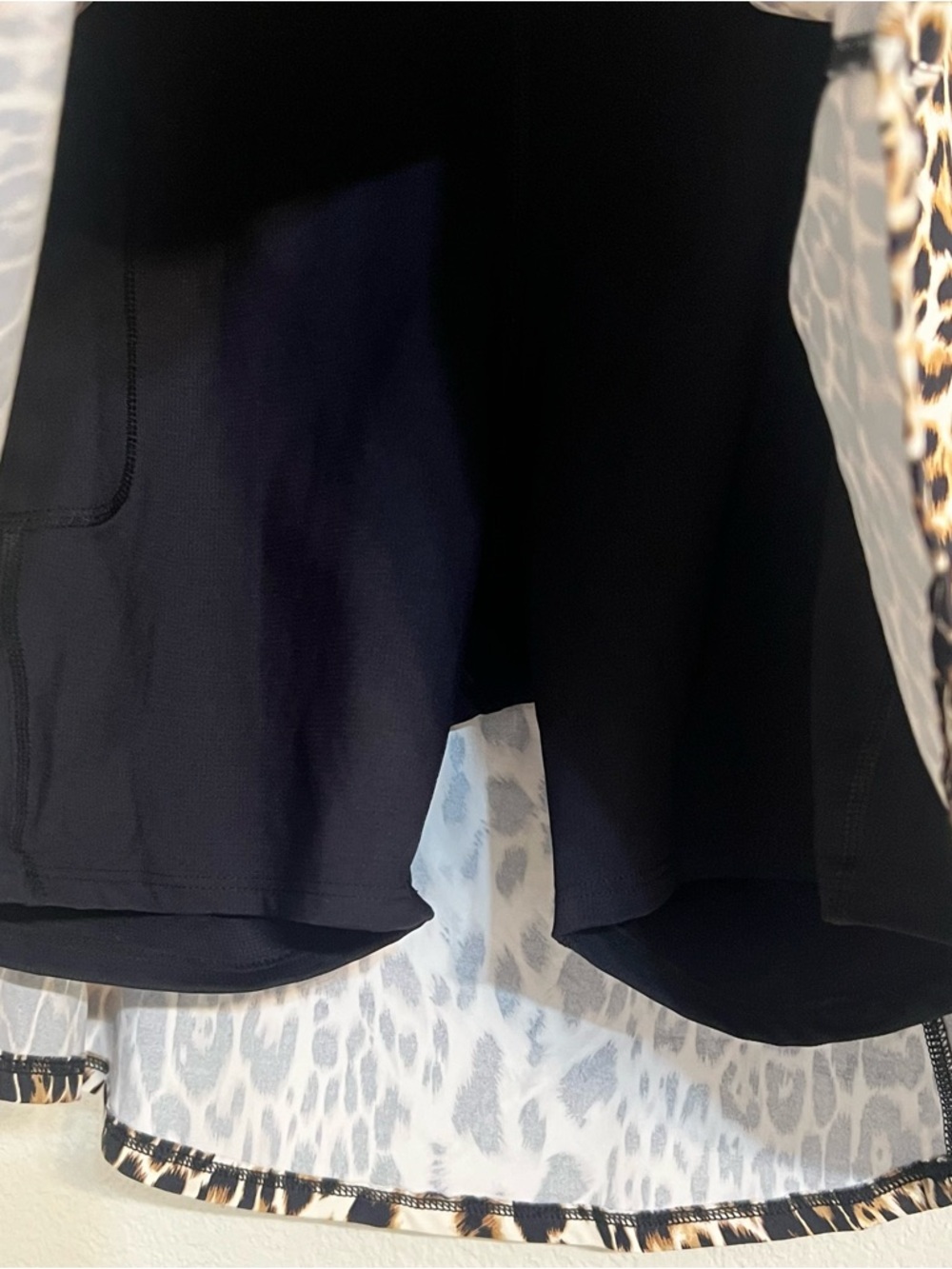 Dona Jo tennis skort Leopard Print skort skirt athletic tennis pickleball animal - Picture 4 of 8